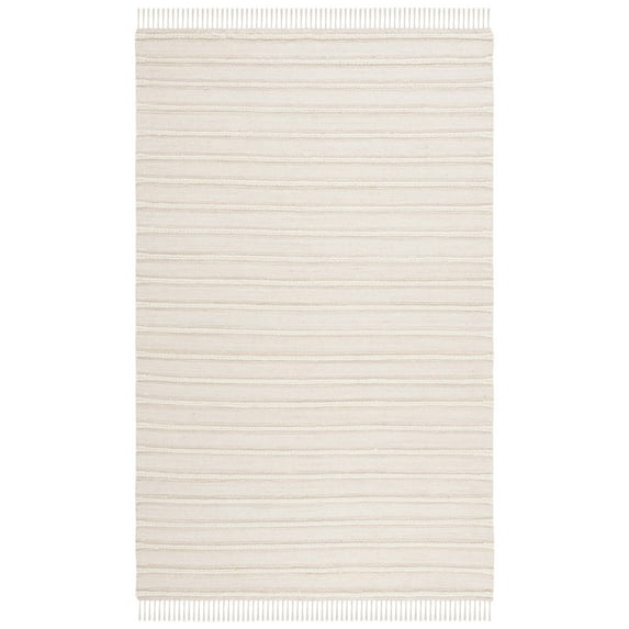 SAFAVIEH Kilim Sharon Striped Area Rug, Natural/Ivory, 5' x 8'