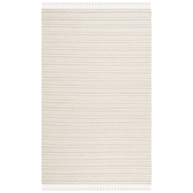 SAFAVIEH Kilim Sharon Striped Area Rug, Natural/Ivory, 6' x 9'