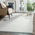 thumbnail image 1 of SAFAVIEH Kilim Simonette Solid Area Rug, Grey/Ivory, 4' x 6', 1 of 5