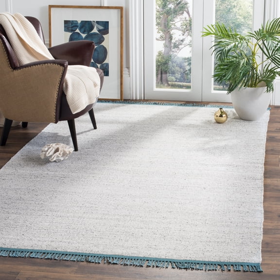 Safavieh Kilim Simonette Solid Area Rug, Gray/Ivory, 8' x 10'