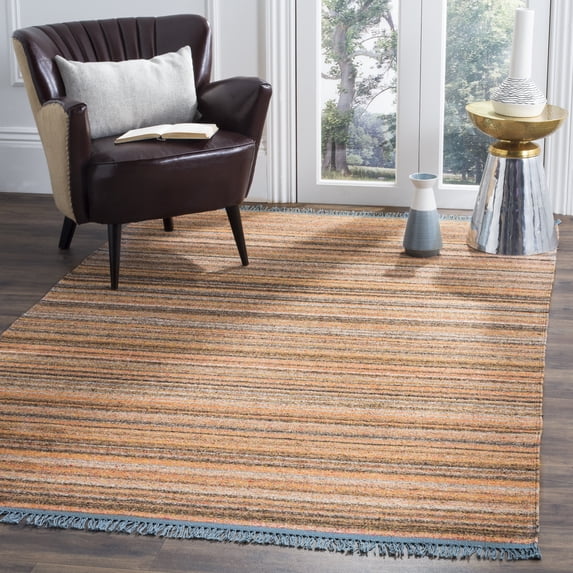 Safavieh Kilim Trafford Striped Area Rug, Light Pink/Gray, 5' x 8'