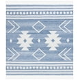 thumbnail image 1 of SAFAVIEH Kilim Trochez Geometric Area Rug, Blue/Ivory, 7' x 7' Square, 1 of 10