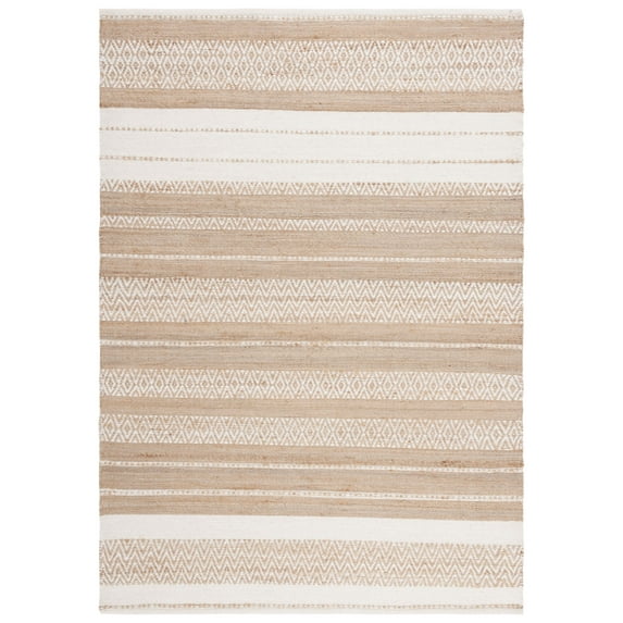 SAFAVIEH Kilim Varvara Striped Area Rug, Natural/Ivory, 3' x 5'