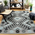 thumbnail image 1 of SAFAVIEH Kilim Vasiliki Tribal Area Rug, Grey/Black, 4' x 6', 1 of 5