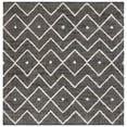 thumbnail image 1 of SAFAVIEH Kilim Wesley Geometric Area Rug, Charcoal/Natural, 5' x 5' Square, 1 of 8