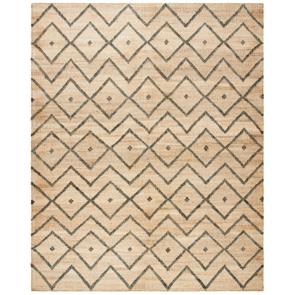 SAFAVIEH Kilim Wesley Geometric Area Rug, Natural/Charcoal, 2' x 3'