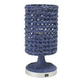 thumbnail image 1 of SAFAVIEH Knowles 23 in. Modern Artistic with USB Port Table Lamp, Blue, 1 of 6