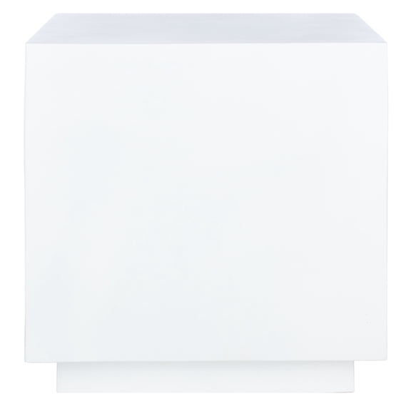 SAFAVIEH Kolden Modern Ottoman, White