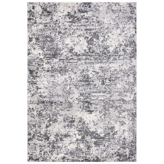 SAFAVIEH Lagoon Ainsley Abstract Area Rug, Ivory/Grey, 5'3" x 7'6"