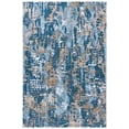 thumbnail image 1 of SAFAVIEH Lagoon Catrine Distressed Area Rug, Blue/Gold, 4'5" x 6'5", 1 of 8