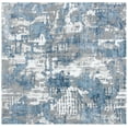 thumbnail image 1 of SAFAVIEH Lagoon Catrine Distressed Area Rug, Gray/Blue, 6'7" x 6'7" Square, 1 of 8