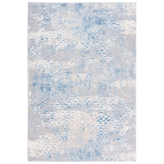 SAFAVIEH Lagoon Celina Abstract Area Rug, Grey/Blue, 4'5" x 6'5"