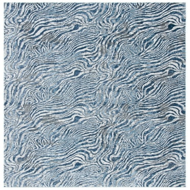 SAFAVIEH Lagoon Collection LGN187M Blue / Grey Rug