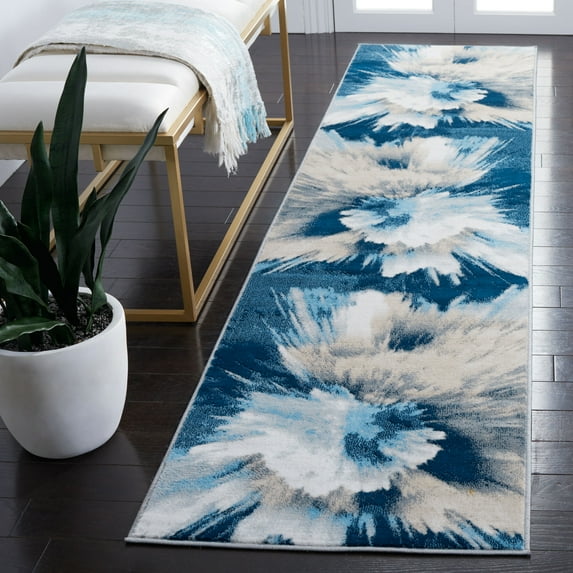 SAFAVIEH Lagoon Collection LGN202B Beige / Blue Rug