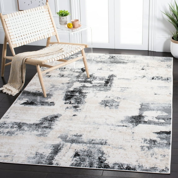 SAFAVIEH Lagoon Collection LGN208A Ivory / Charcoal Rug