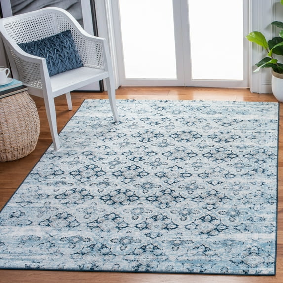 SAFAVIEH Lagoon Collection LGN230N Navy / Ivory Rug