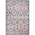 thumbnail image 1 of SAFAVIEH Lagoon Tamzen Geometric Area Rug, Brown/Navy, 5'5" x 7'7", 1 of 12