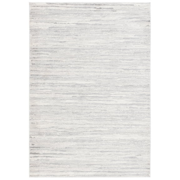 SAFAVIEH Lagoon Jarred Diamond Area Rug, Grey/Dark Grey, 5'3" x 7'6"