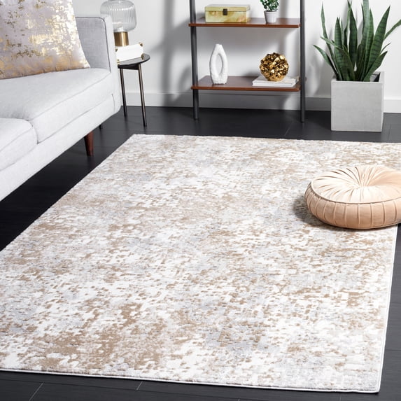 Safavieh Lagoon Lance Abstract Area Rug, Gray/Gold, 5'3" x 7'6"