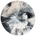 thumbnail image 1 of SAFAVIEH Lagoon Elijah Abstract Area Rug, Charcoal/Ivory, 6'7" x 6'7" Round, 1 of 8