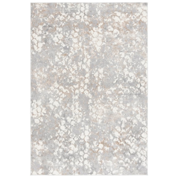 SAFAVIEH Lagoon Elisie Abstract Area Rug, Ivory/Grey, 4' x 6'