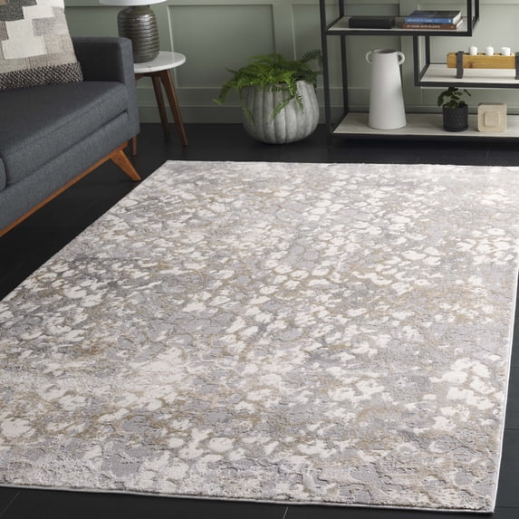 Safavieh Lagoon Elisie Abstract Area Rug, Ivory/Gray, 5'3" x 7'6"