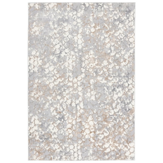 SAFAVIEH Lagoon Elisie Abstract Area Rug, Ivory/Grey, 8' x 10'
