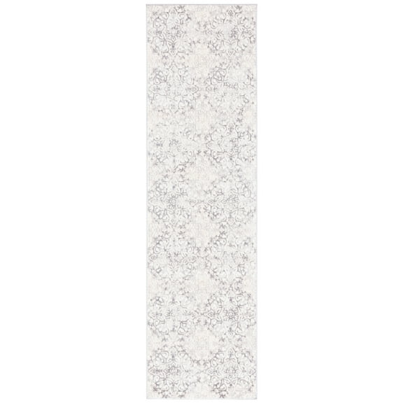 SAFAVIEH Lagoon Faith Diamond Area Rug, Ivory/Grey, 5'5" x 7'7"