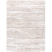 SAFAVIEH Lagoon Jarred Diamond Area Rug, Grey/Beige, 5'5" x 7'7"
