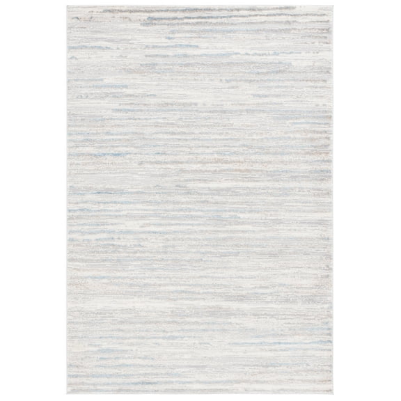 SAFAVIEH Lagoon Jarred Diamond Area Rug, Grey/Blue, 4' x 6'