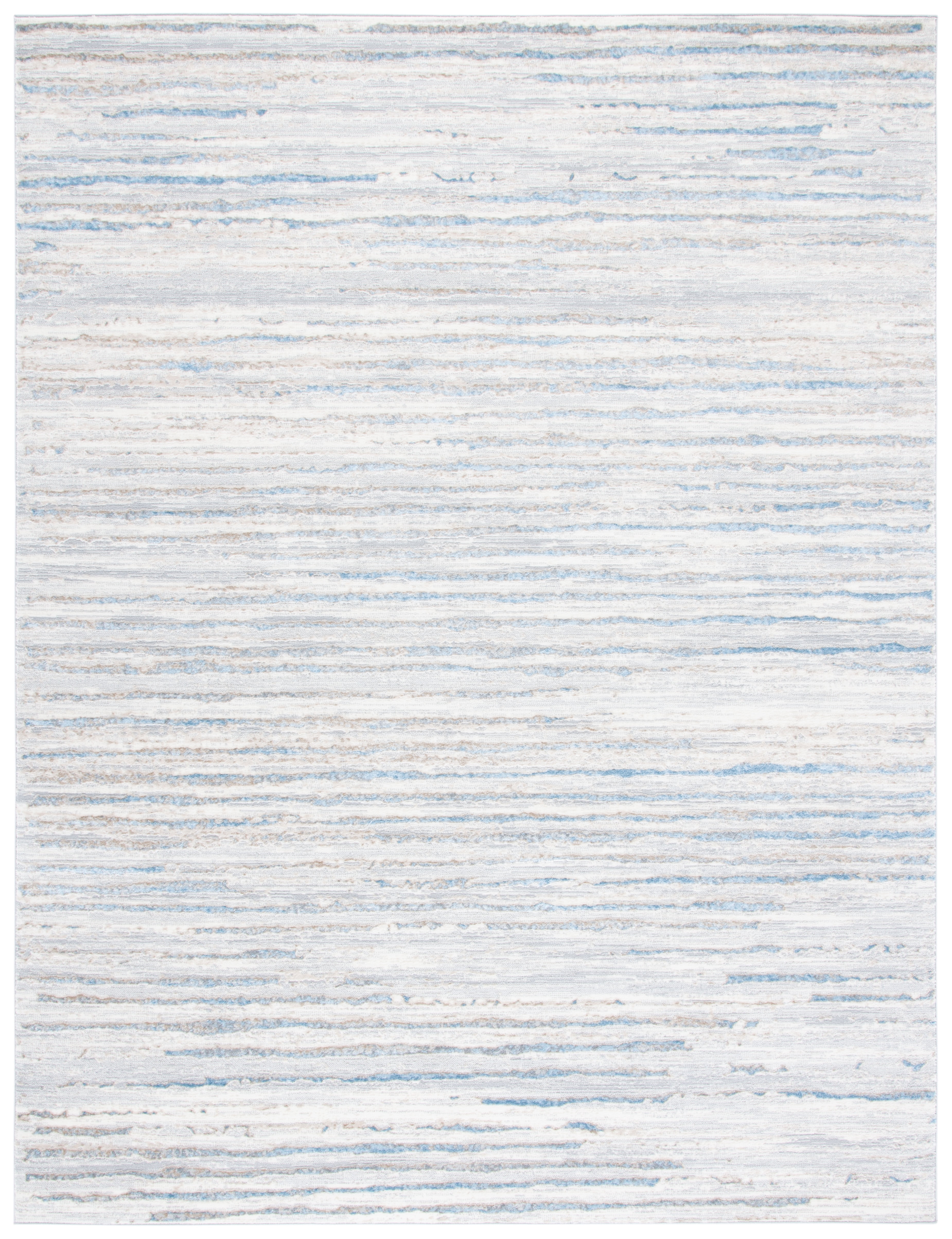 SAFAVIEH Lagoon Jarred Diamond Area Rug, Grey/Blue, 8' x 10'