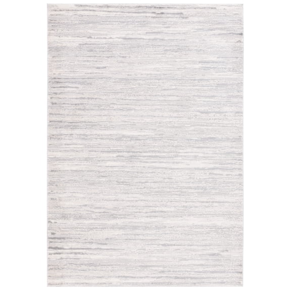 SAFAVIEH Lagoon Jarred Diamond Area Rug, Grey/Dark Grey, 4' x 6'