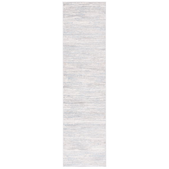 SAFAVIEH Lagoon Jarred Diamond Runner Rug, Grey/Blue, 2'2" x 8'