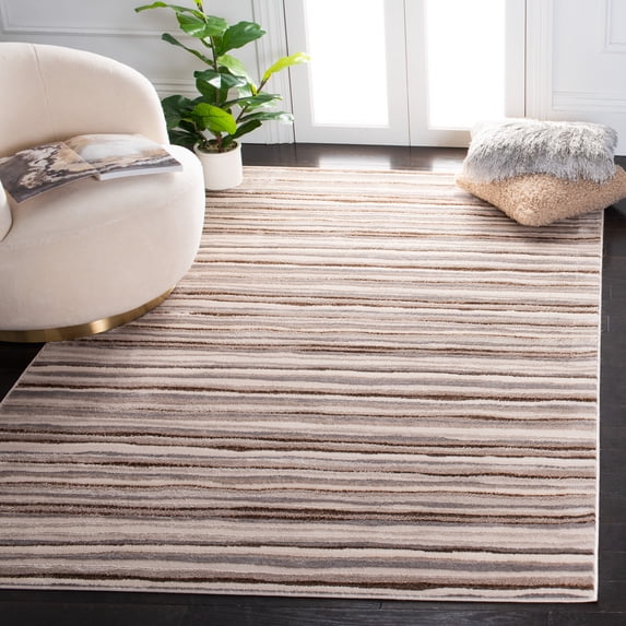 Safavieh Lagoon Kandy Striped Area Rug, Ivory/Beige, 4'5" x 6'5"