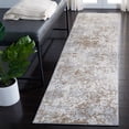 thumbnail image 1 of SAFAVIEH Lagoon Lance Abstract Runner Rug, Grey/Gold, 2' x 8', 1 of 9