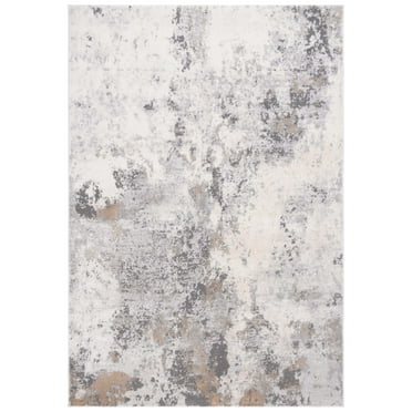 SAFAVIEH Lagoon Mia Diamond Area Rug, Ivory/Grey, 3' x 5'