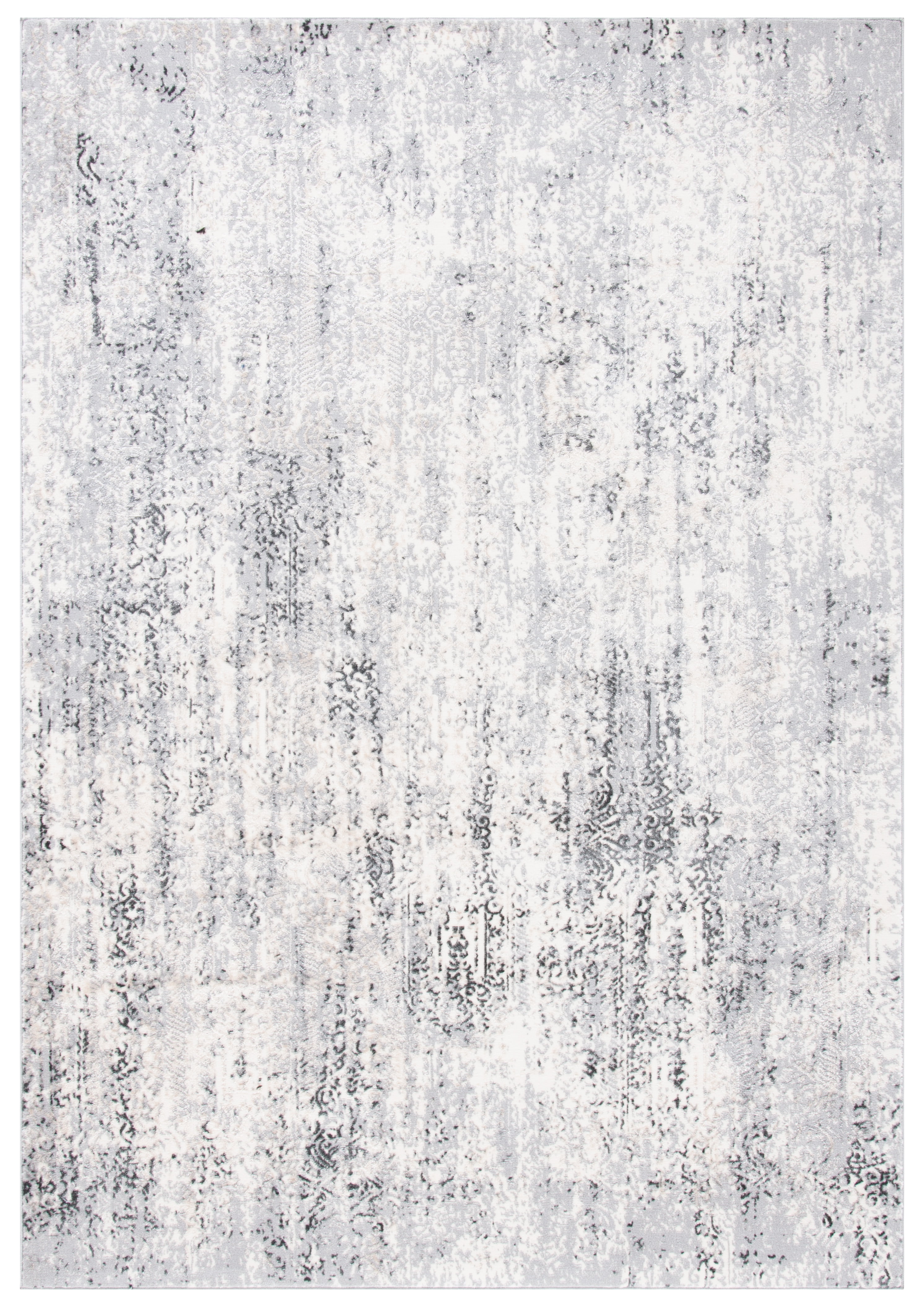 SAFAVIEH Lagoon Regena Abstract Area Rug, Ivory/Grey, 8' x 10'