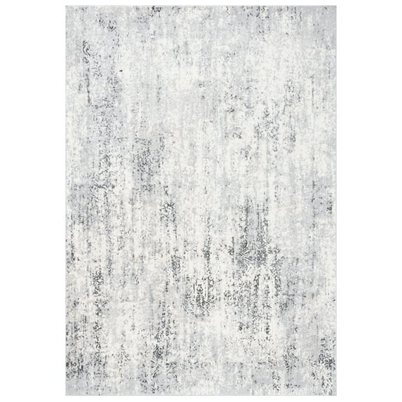SAFAVIEH Lagoon Regena Abstract Area Rug, Ivory/Grey, 9' x 12'