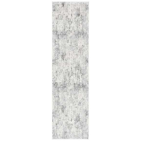 SAFAVIEH Lagoon Regena Abstract Runner Rug, Ivory/Grey, 2'2" x 8'