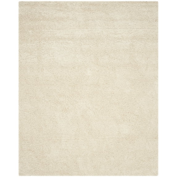 SAFAVIEH Laguna Neven Plush Solid Shag Area Rug, Beige, 11' x 15'