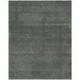 thumbnail image 1 of SAFAVIEH Laguna Neven Plush Solid Shag Area Rug, Dark Grey, 6'7" x 6'7" Square, 1 of 7