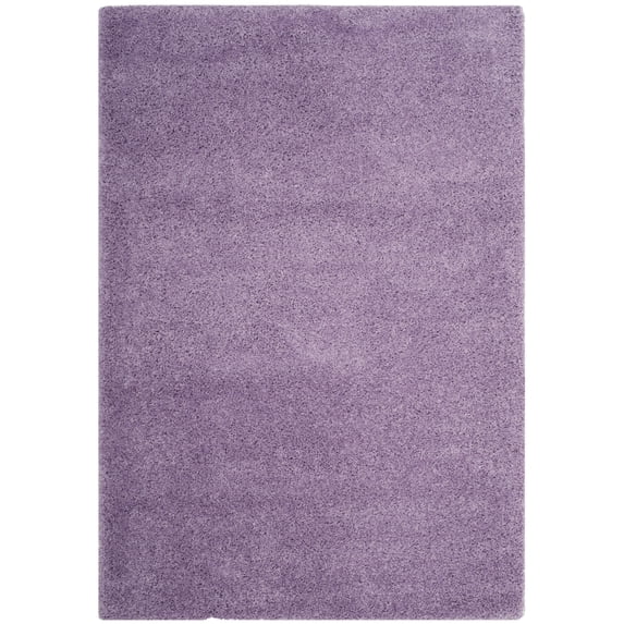 SAFAVIEH Laguna Neven Plush Solid Shag Area Rug, Lilac, 8'6" x 12'