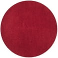 thumbnail image 1 of SAFAVIEH Laguna Neven Plush Solid Shag Area Rug, Red, 6'7" x 6'7" Round, 1 of 11