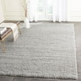 thumbnail image 1 of SAFAVIEH Laguna Neven Plush Solid Shag Area Rug, Silver, 6'7" x 6'7" Round, 1 of 6