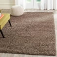 thumbnail image 1 of SAFAVIEH Laguna Neven Plush Solid Shag Area Rug, Taupe, 3' x 5', 1 of 7