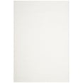 thumbnail image 1 of SAFAVIEH Laguna Neven Plush Solid Shag Area Rug, White, 6'7" x 6'7" Round, 1 of 6