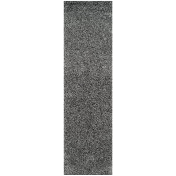 SAFAVIEH Laguna Neven Plush Solid Shag Runner Rug, Dark Grey, 2'3" x 8'