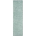 thumbnail image 1 of SAFAVIEH Laguna Neven Plush Solid Shag Runner Rug, Light Blue, 2'3" x 12', 1 of 6