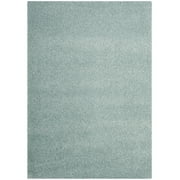 SAFAVIEH Laguna Neven Plush Solid Shag Runner Rug, Light Blue, 2'3" x 8'