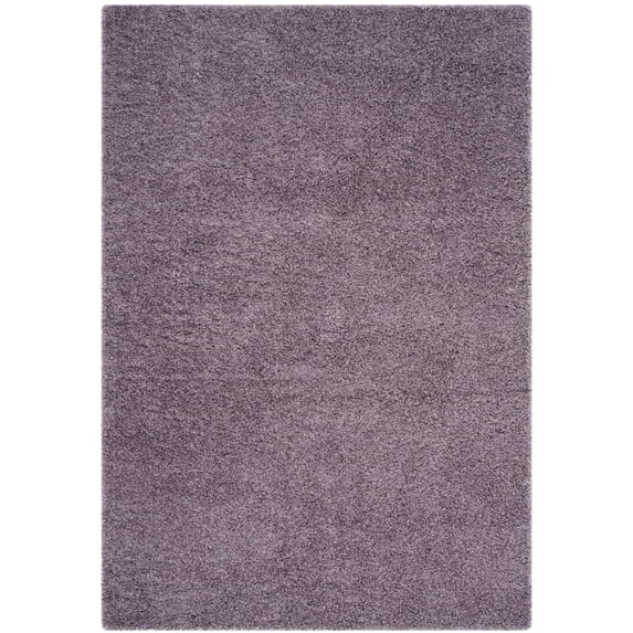 SAFAVIEH Laguna Neven Plush Solid Shag Runner Rug, Purple, 2'3" x 6'